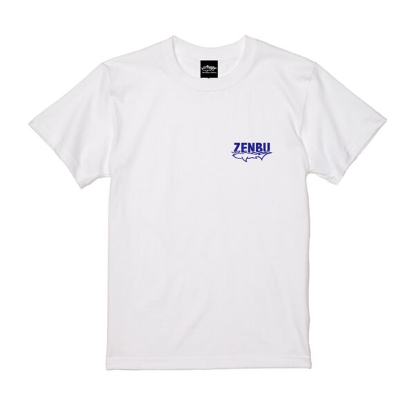 OKINAWA ALL <span class="arkb-format-blue">BLUE</span> T-shirt (White) - 画像 (2)