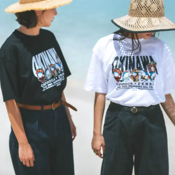OKINAWA ALL <span class="arkb-format-red">FES</span> T-shirt (Black) - 画像 (2)